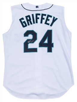 Ken Griffey Jr Signed Seattle Mariners Sleeveless Home Jersey Vest (PSA/DNA)